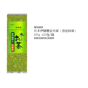 日本伊藤園玄米茶 (添加抹茶)200g（JP4899/704215）